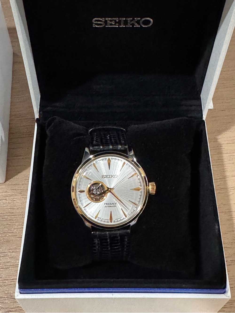 Seiko Presage Open Heart “cocktail time” 50m Automatic Watch